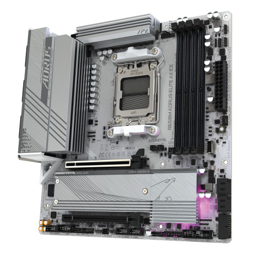 GIGABYTE AMD B650M A ELITE AX ICE Motherboard
