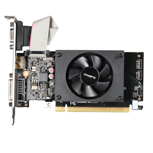Gigabyte Nvidia Chipset GeForce GT 710 2GB Graphics Card (GV-N710D3-2GL)