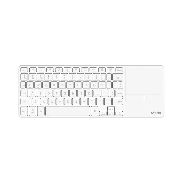 Rapoo E900T Portable Wireless Keyboard with Touchpad - White