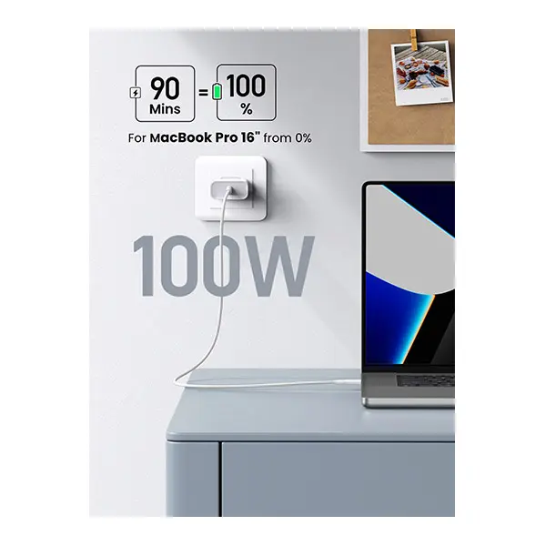 UGREEN US557 (15267) USB-C Silicone Fast Charging Cable - 1M