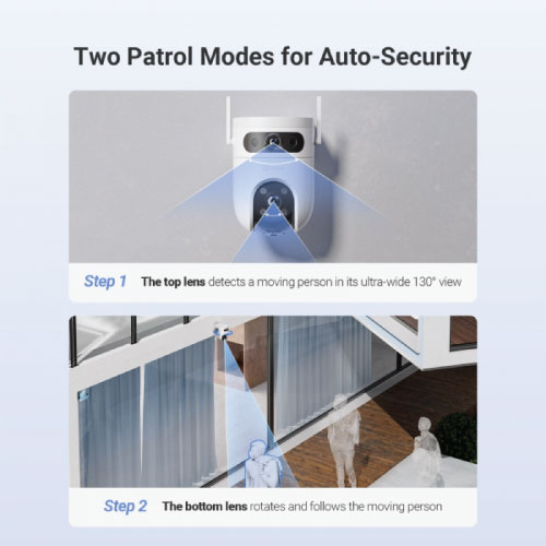 EZVIZ CS-H9C (3MP+3MP) Dual Lenses Outdoor WiFi Camera