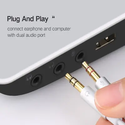 UGREEN AV140 (20899) 3.5mm to 2 Audio Cable - Black
