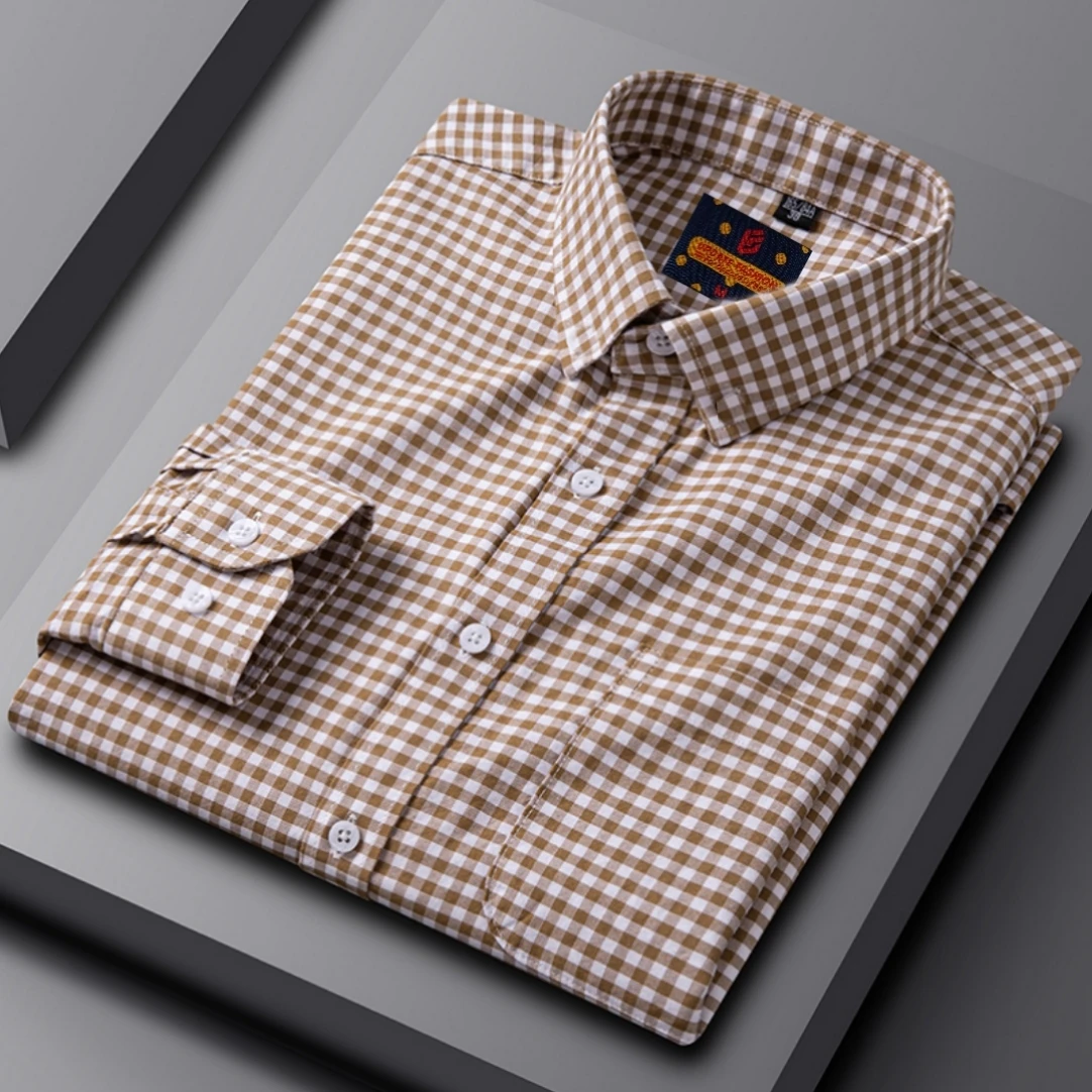 Mens long sleeve Grameen check shirt