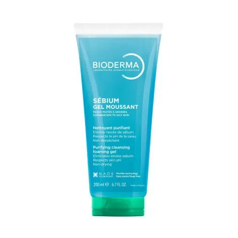 Bioderma Sebium Gel Moussant Purifying Cleansing Gel 200ml