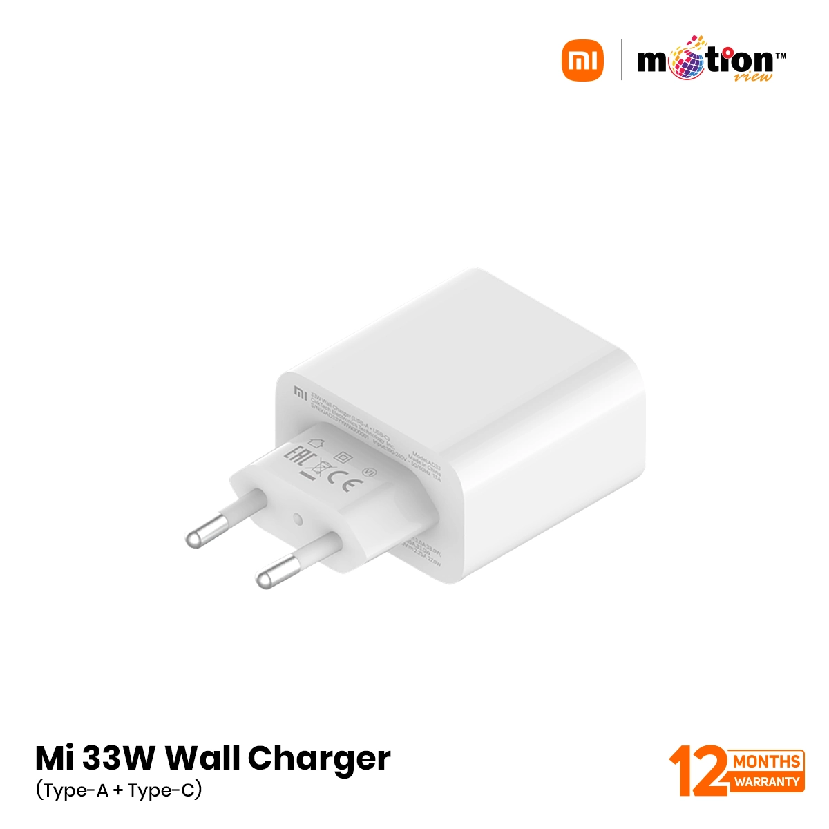 Mi 33W Wall Charger (Type-A + Type-C)