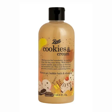Boots Cookies & Cream 3 in 1 Shower Gel 500ml