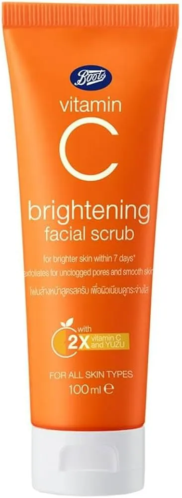 Boots Vitamin C Brightening Facial Scrub 100ml