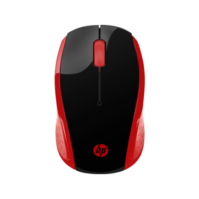 HP 200 Emprs Red / Black Wireless Mouse