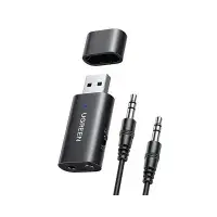 UGREEN CM523 (60300) USB 2.0 to 3.5mm Bluetooth Adapter (Transmitter/Receiver) with Audio Cable