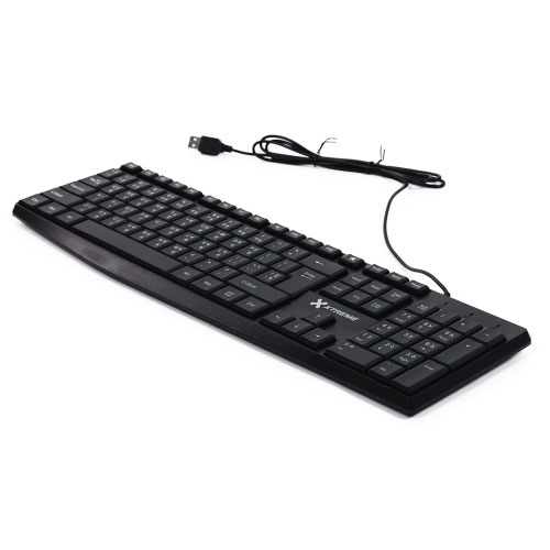 XTREME KB600S STANDARD USB-BANGLA BLACK KEYBOARD