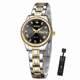 Olevs 5563 – Silver Women (black dial)