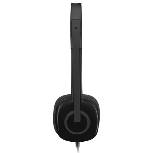 Logitech H151 Stereo Headset with Single 3.5mm Jack Black