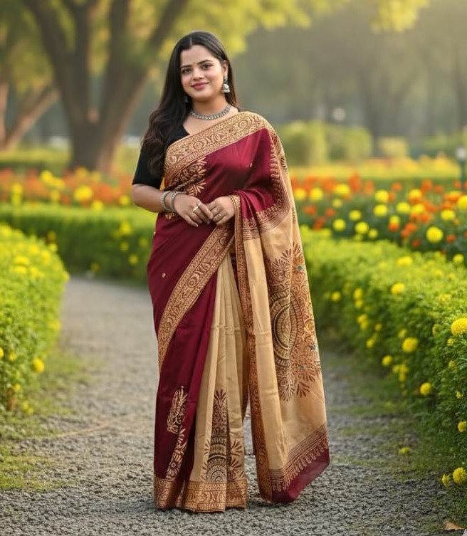 Premium Dhupiyan Silk Sharee