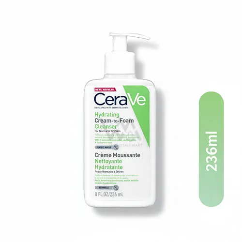 CeraVe Hydrating Cream To Foam Cleanser 236ml