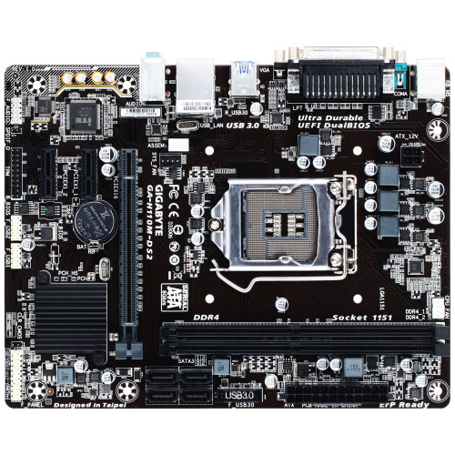 GIGABYTE INTEL GA-H110M-DS2 Micro ATX Motherboard