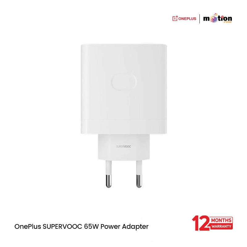 OnePlus SUPERVOOC 65W Power Adapter (Type - A EU) - White