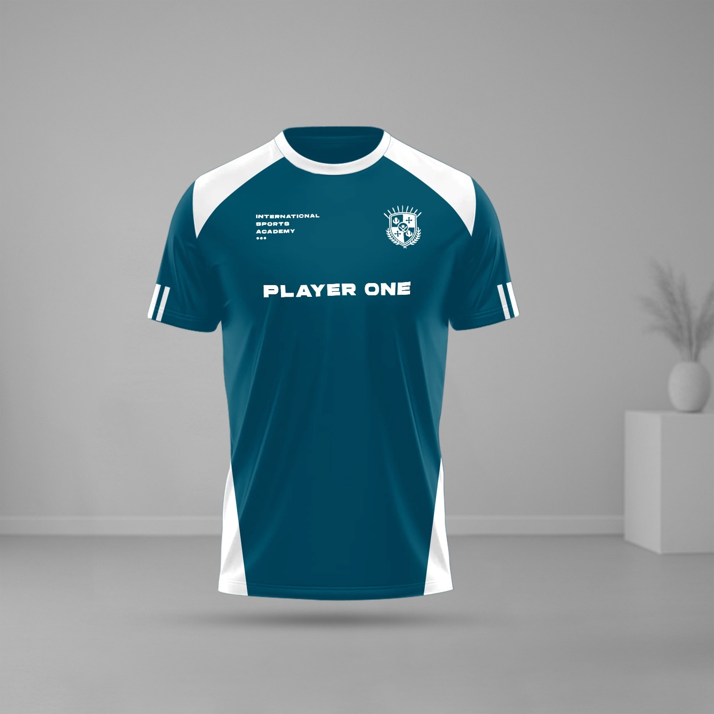 Stylish Half Sleeve Sports T-shirt