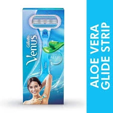 Razor - Venus Hair Removal Razor for Women with Aloe Vera - Single Piece Razor