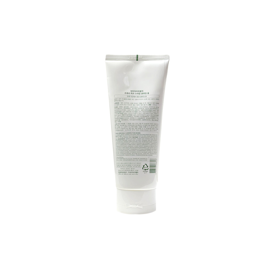 Nature Republic Fresh Herb Cleansing Foam 170 ml