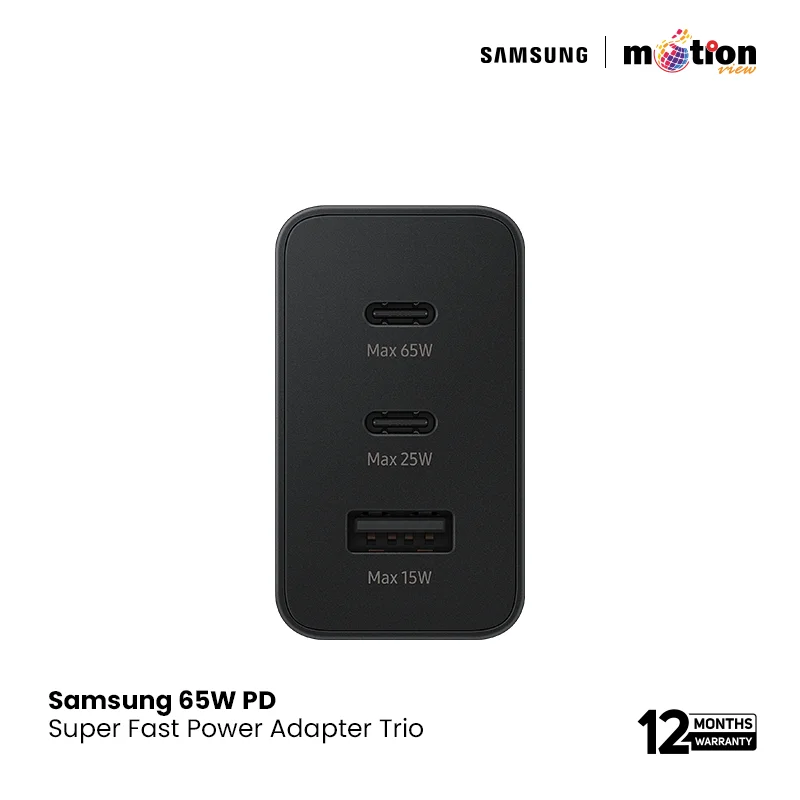 Samsung 65W Trio PD Power Adapter (T6530)