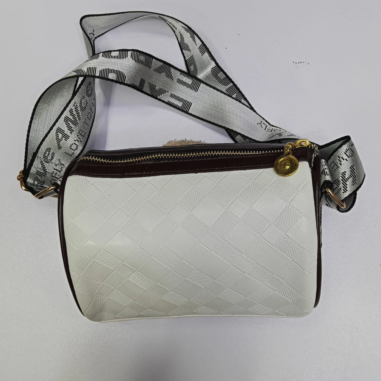 Cylinder lightweight bag (white)
