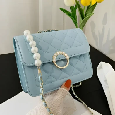 Pearl Leather Handbag