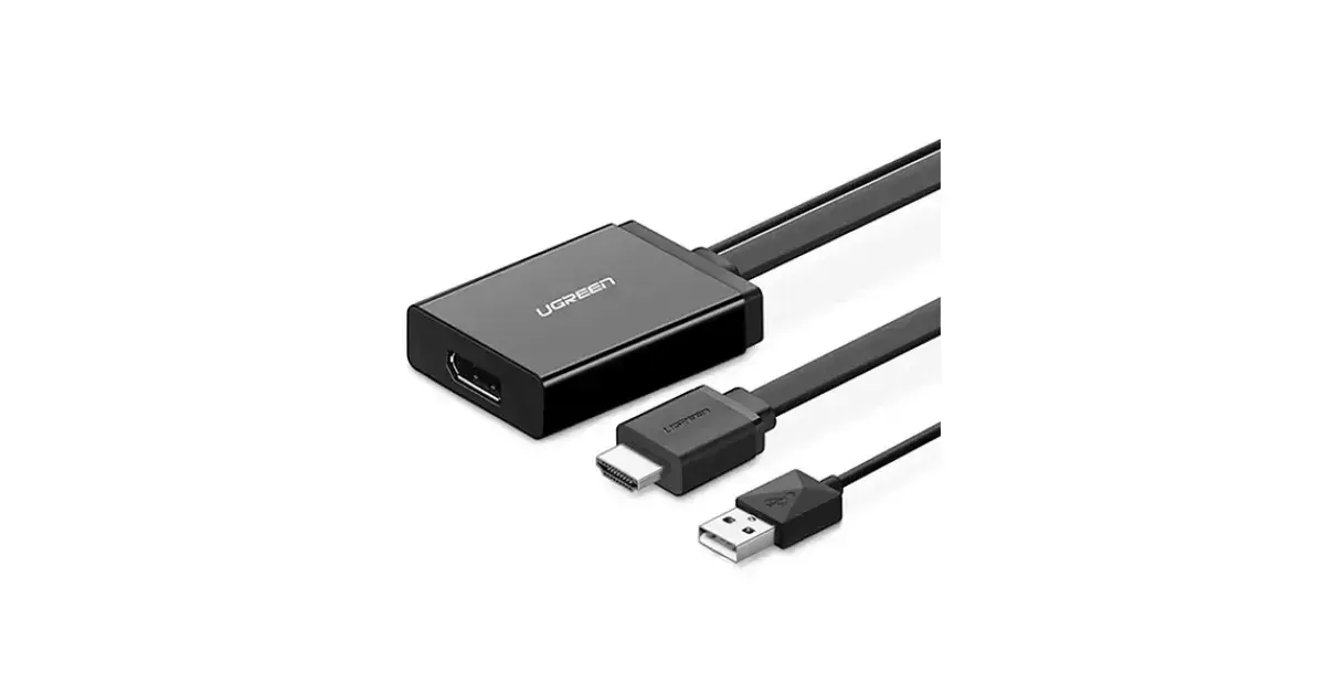 UGREEN MM107 (40238) HDMI + USB to DP Converter - 0.5M