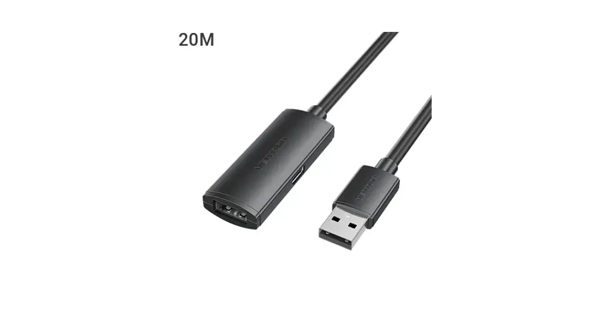 Vention CBKBQ USB 2.0 Type-A Male to Female Extension Cable - 20M