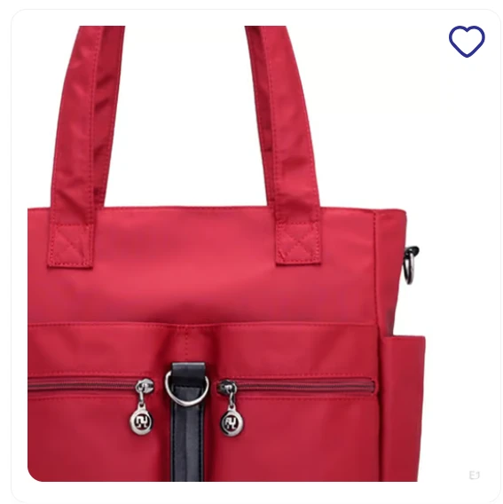 Women Casual Large Capacity Waterproof Oxford Cloth Bag (maroon)