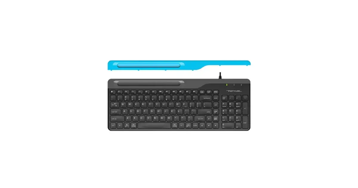 A4TECH FK25 Fstyler 2-Section Compact Keyboard - Black