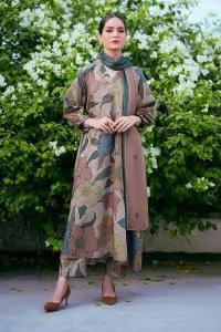Digital Print Readymade Three Piece - Slab Cotton