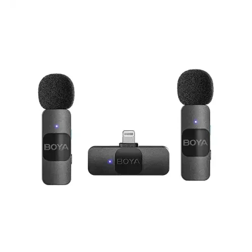 BOYA BY-V2 Ultracompact 2.4GHz Wireless Microphone System For IOS Device