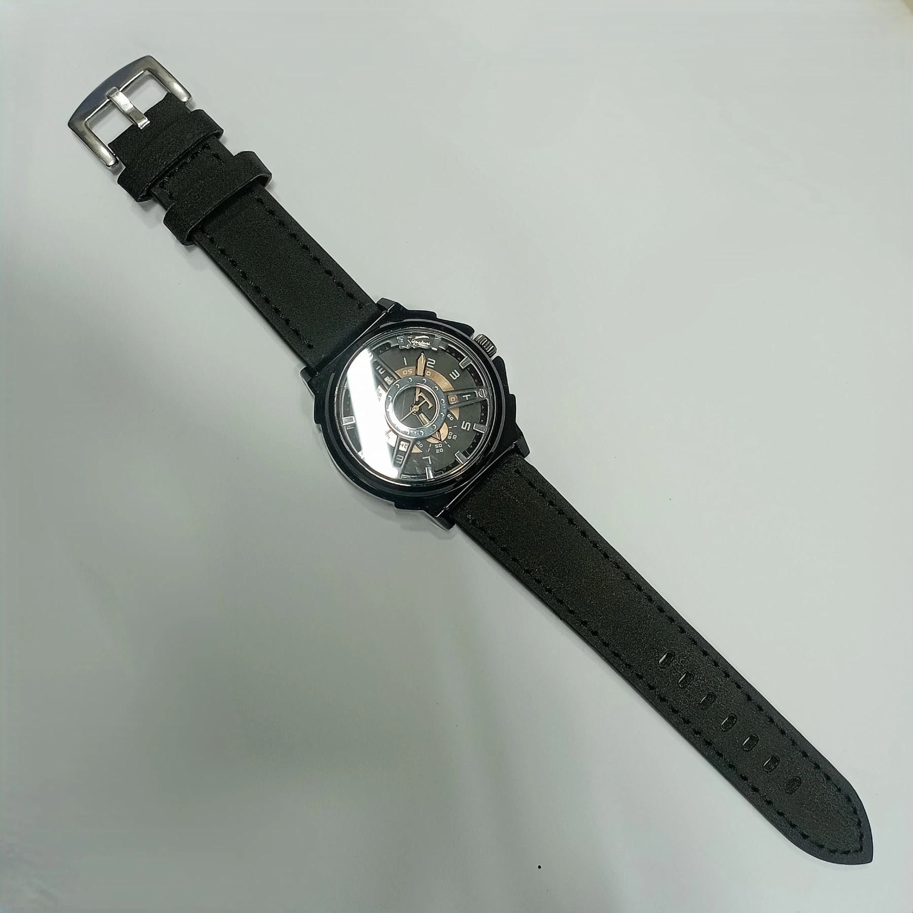 Signature Trendy Men Watch (Black )