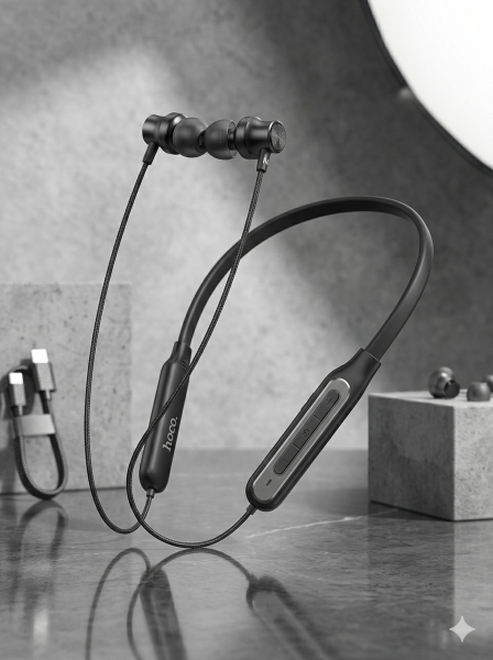 Hoco ES65 Magnetic Neckband, designed to highlight its premium feature