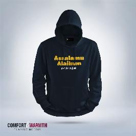 Assalamu Alaikum Islamic Hoodie (Navy Blue)