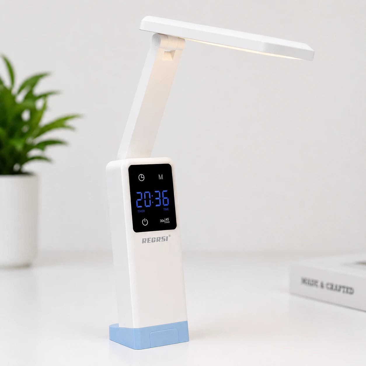 RECRSI 3-in-1 Smart Desk Lamp with 10000 mAh Power Bank