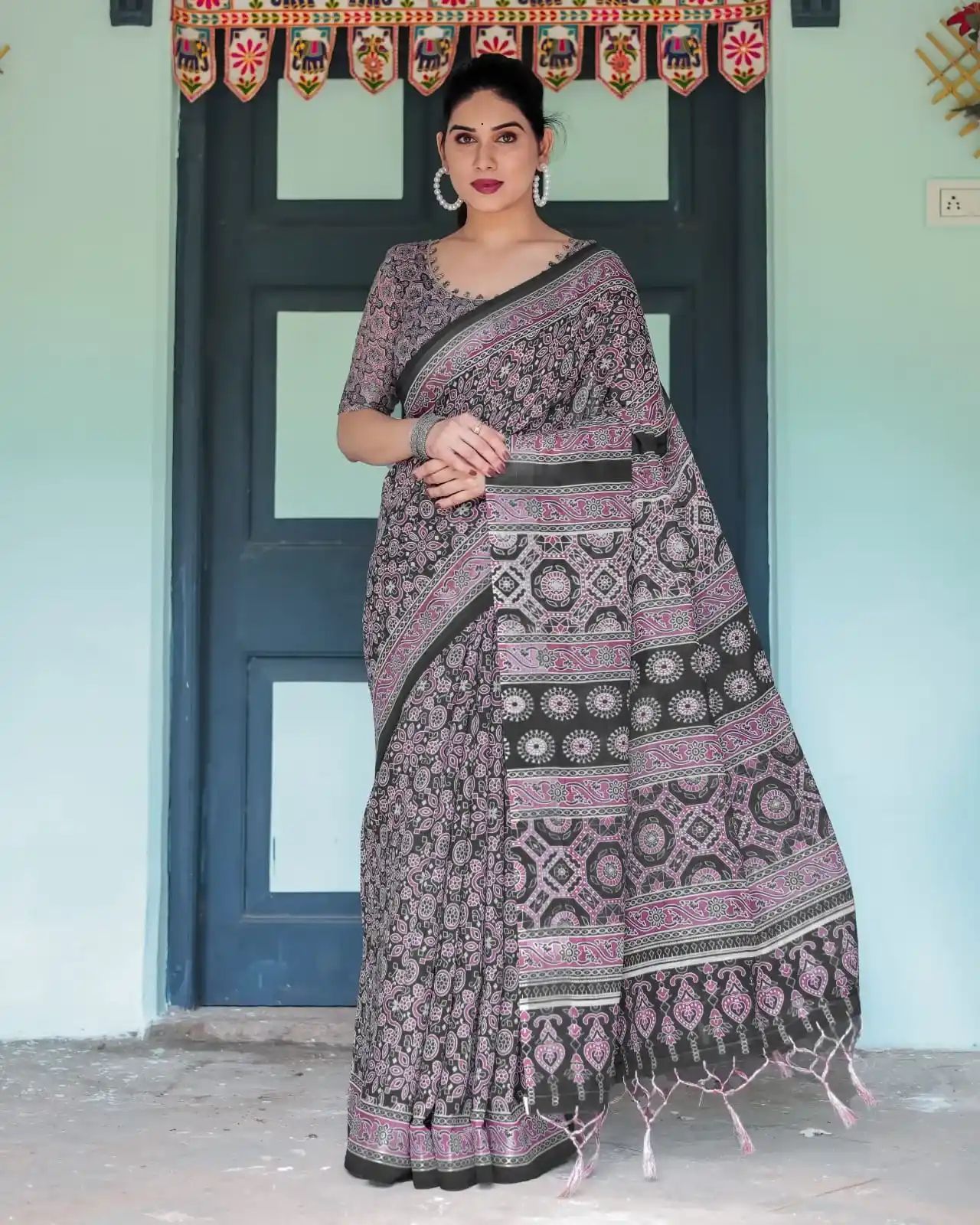 Chanduri Silk Sharee