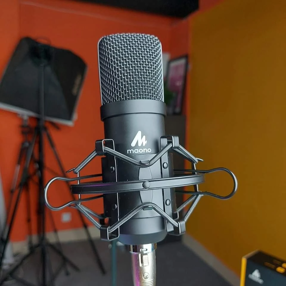 MAONO AU-A03 Condenser Microphone Professional Podcast Studio Microphone Audio 3.5mm Computer Mic For Live Streaming