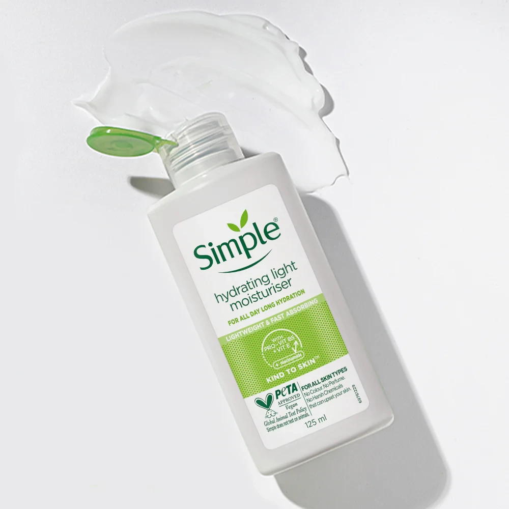 Simple Face Moisturiser - Simple Kind To Skin Hydrating Light Moisturiser 125ml
