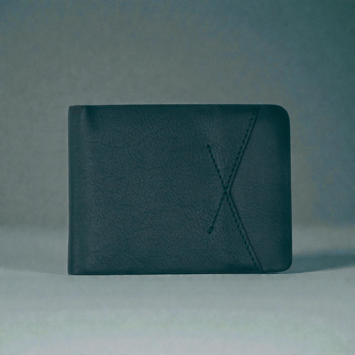 Zays Handcrafted Premium Leather Bifold Short Wallet ZSW105-Bottle Green