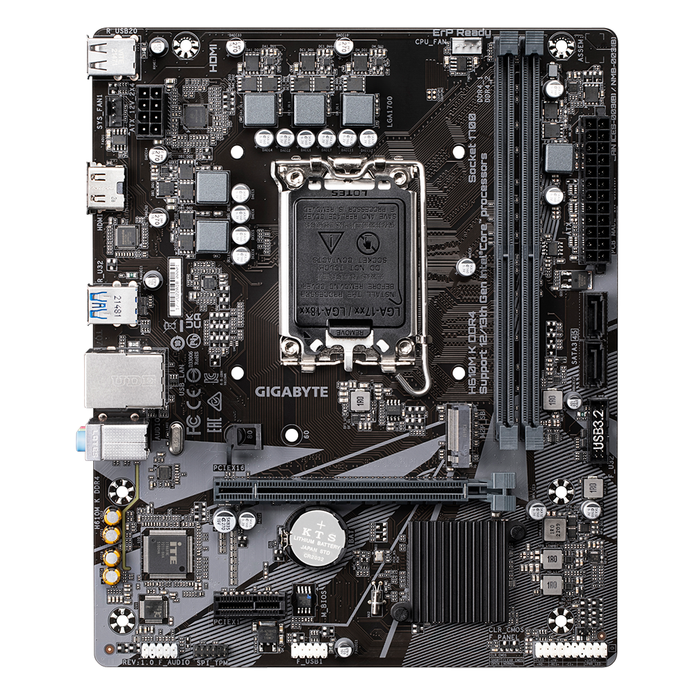 GIGABYTE INTEL H610M K DDR4 Motherboard