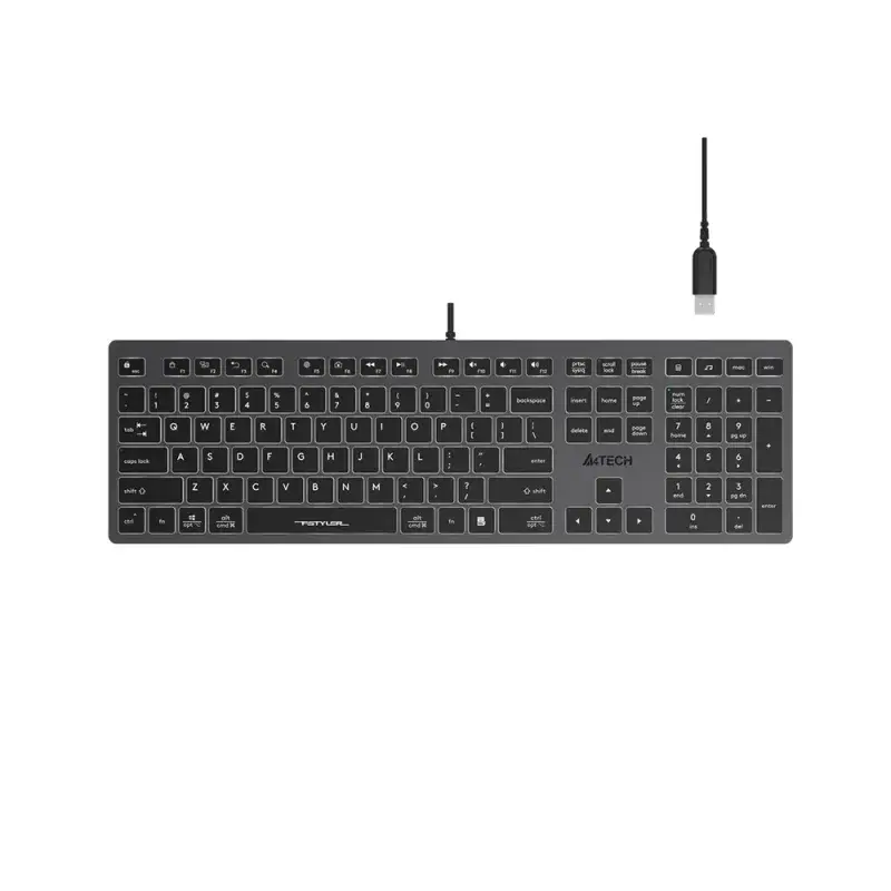 A4Tech Fstyler FX60H Scissor Switch USB Wired Keyboard