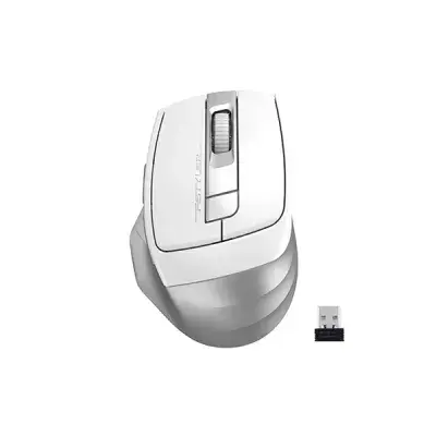 A4Tech Fstyler FB35C Multimode Rechargeable Wireless Mouse - Icy White