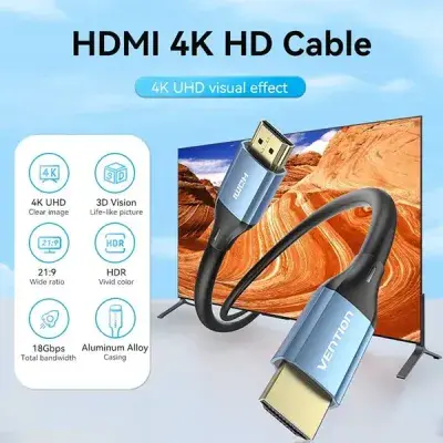 Vention ALHSF HDMI Male to Male 4K HD Cable - 1M