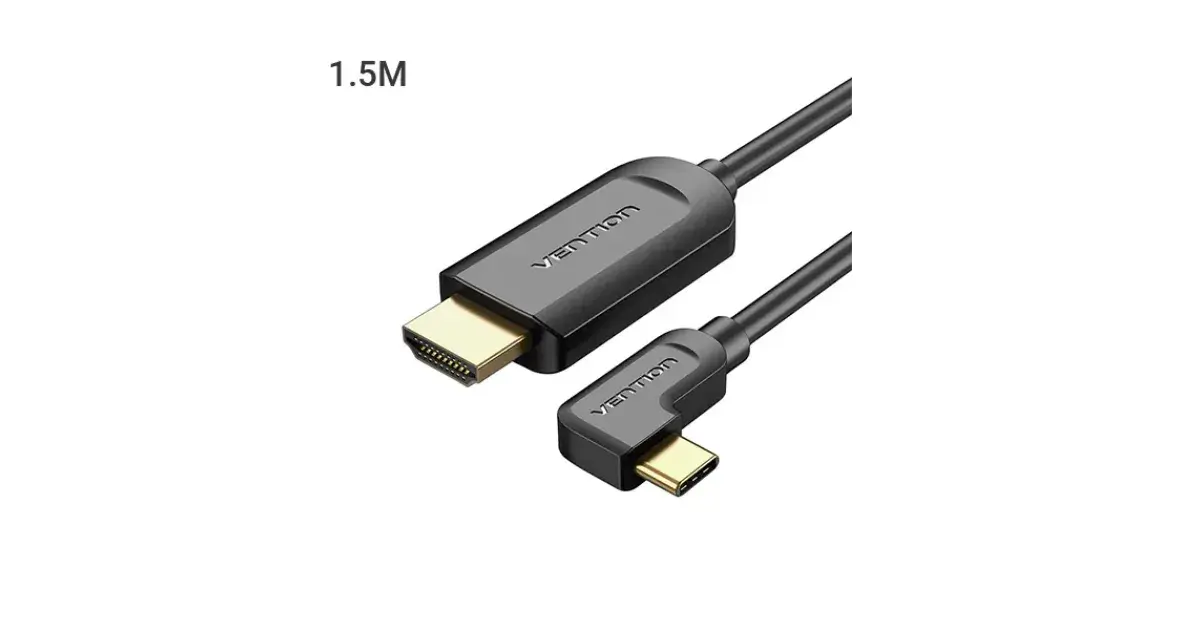 Vention CGVBG Right Angle USB-C To HDMI Cable - 1.5M
