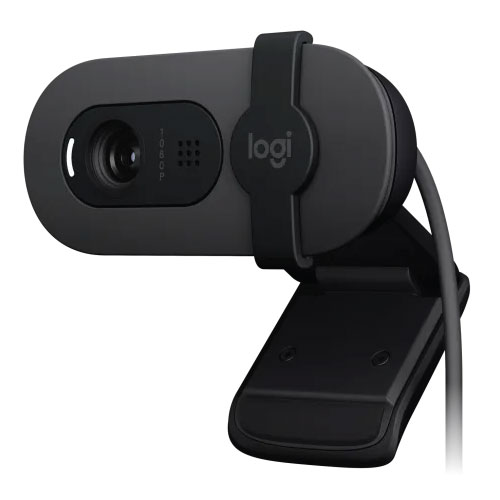Logitech BRIO 100 Full HD Privacy Shutter Webcam Graphite