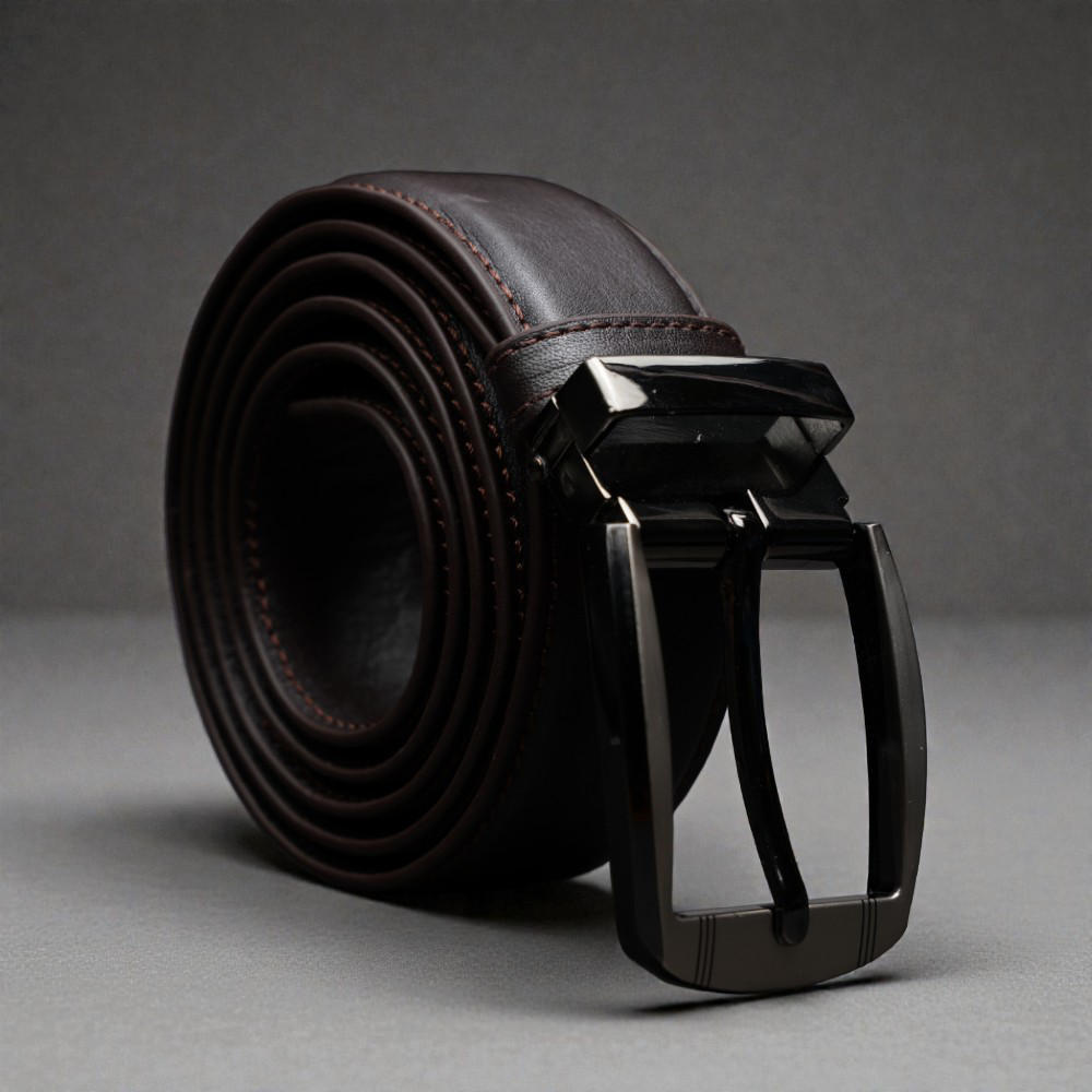 Zays Handcrafted Leather Belt for Men - Full-Grain Cowhide Adjustable Fit Stylish and Long-Lasting Designed for Office Traditional and Casual Use - Sweat-Resistant Anti-Crack Build Ideal for Daily Wea
