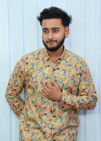 Digital Print Cotton Shirt