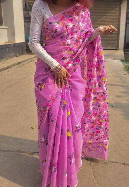 Exclusive Handloom Half Silk Saree – Dropupseller Signature Collection