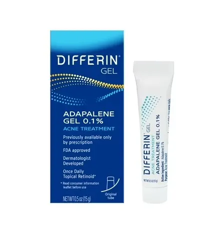 Differin Adapalene 1% Acne Treatment Gel 15g